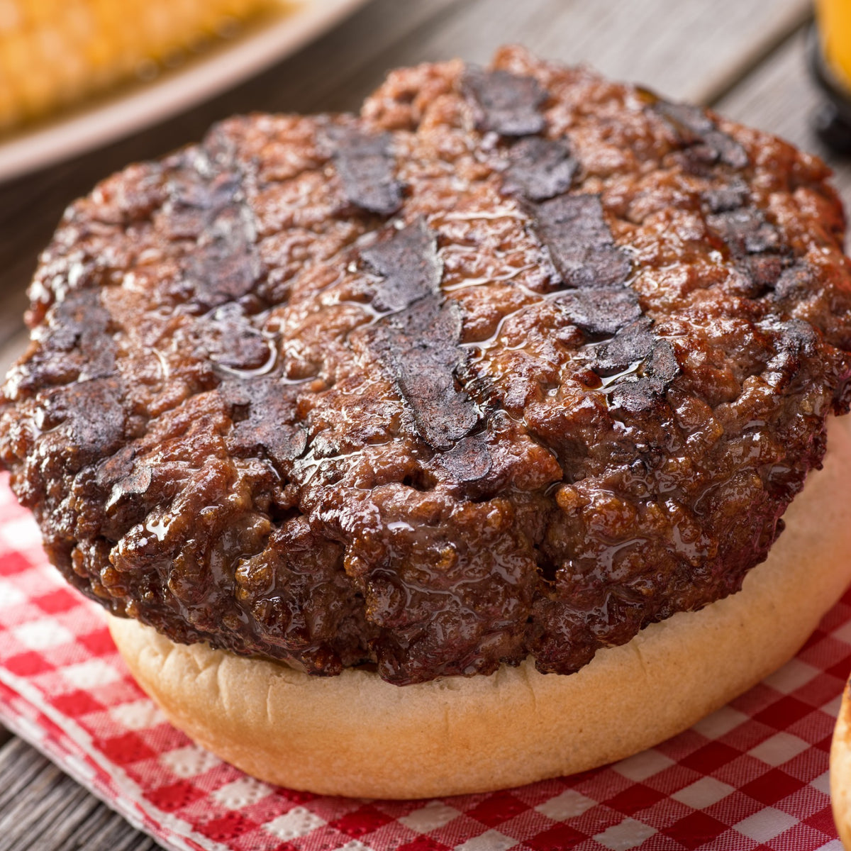 6oz Burger Patties – 10 × 2-pack (20 patties) 7.5 lb